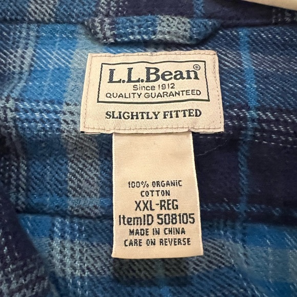 L.L.Bean Flannel men’s - Picture 3 of 4
